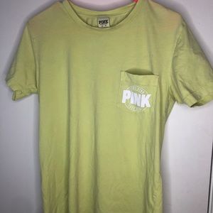 Victoria Secret PINK Yellow Tee
